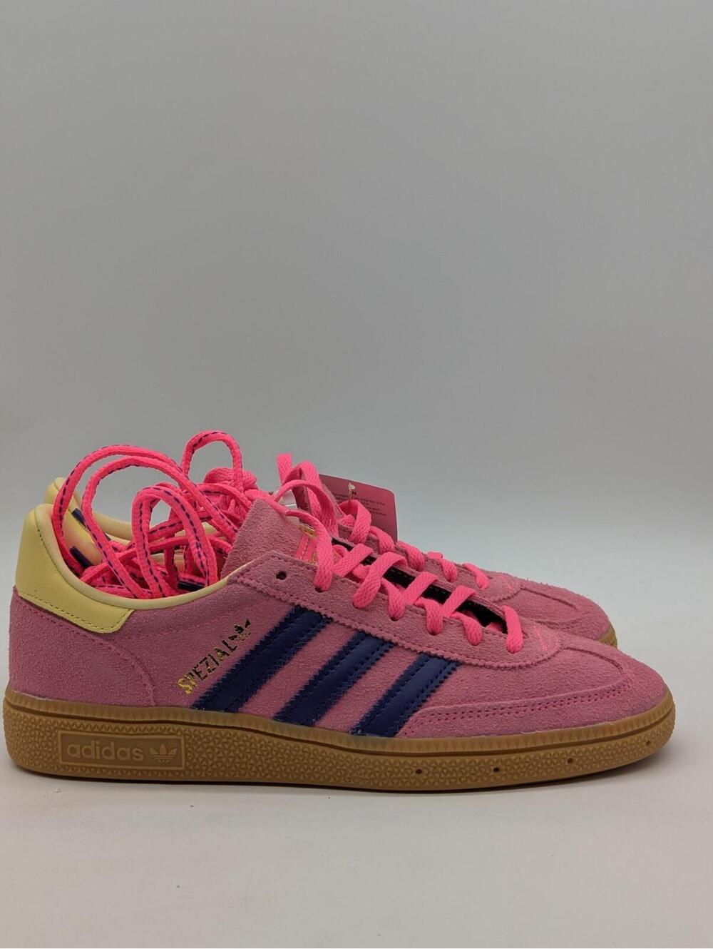 Adidas Handball Spezial Lucid Pink Purple JP8718 Shoes Women's Size 6 / Girls 7Y
